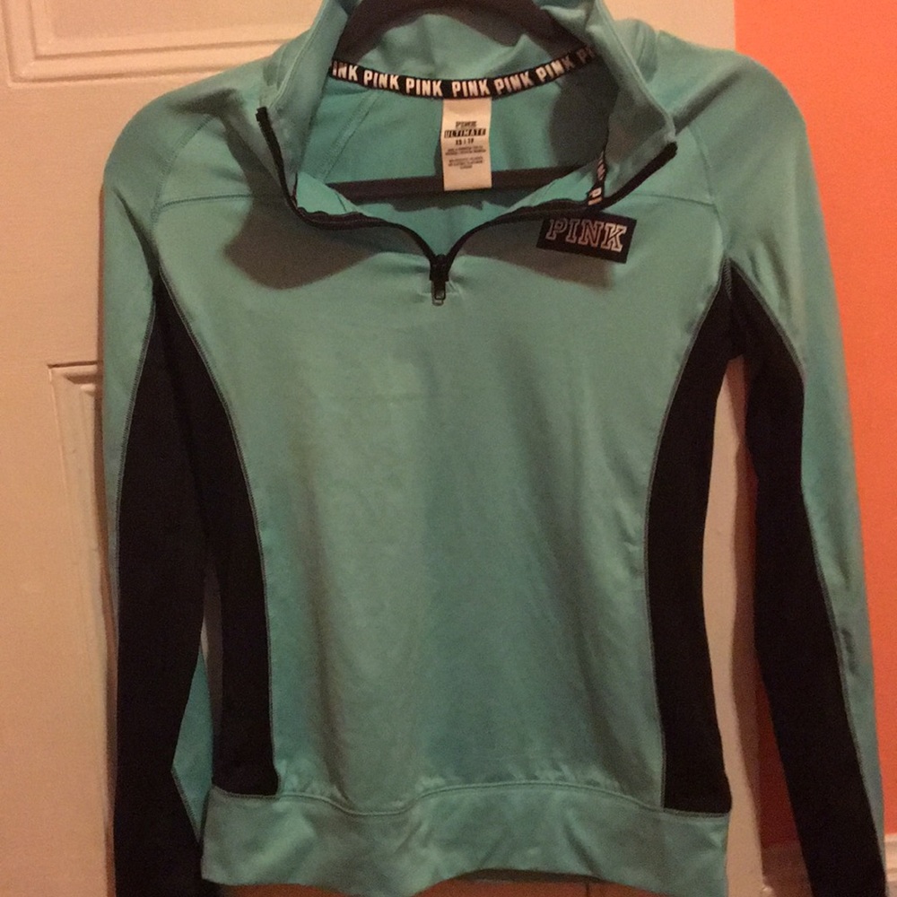 VS Pink sports quarter zip